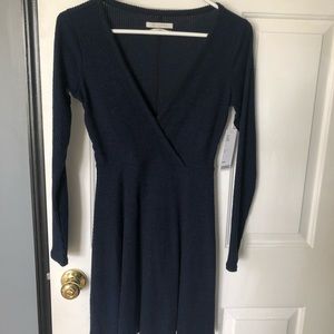 Urban Outfitters Navy Blue Sweater Dress